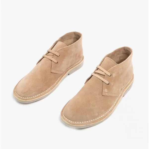 Hush Puppies SAMUEL Mens Chukka Boots Sand