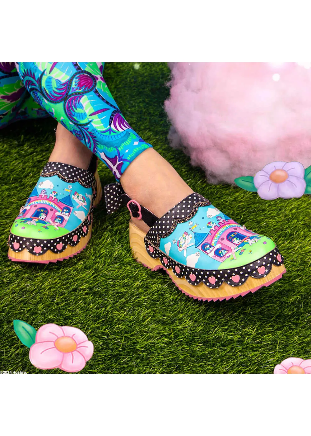 Irregular Choice x My Little Pony Pony Palace Clogs Blue