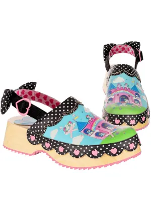 Irregular Choice x My Little Pony Pony Palace Clogs Blue