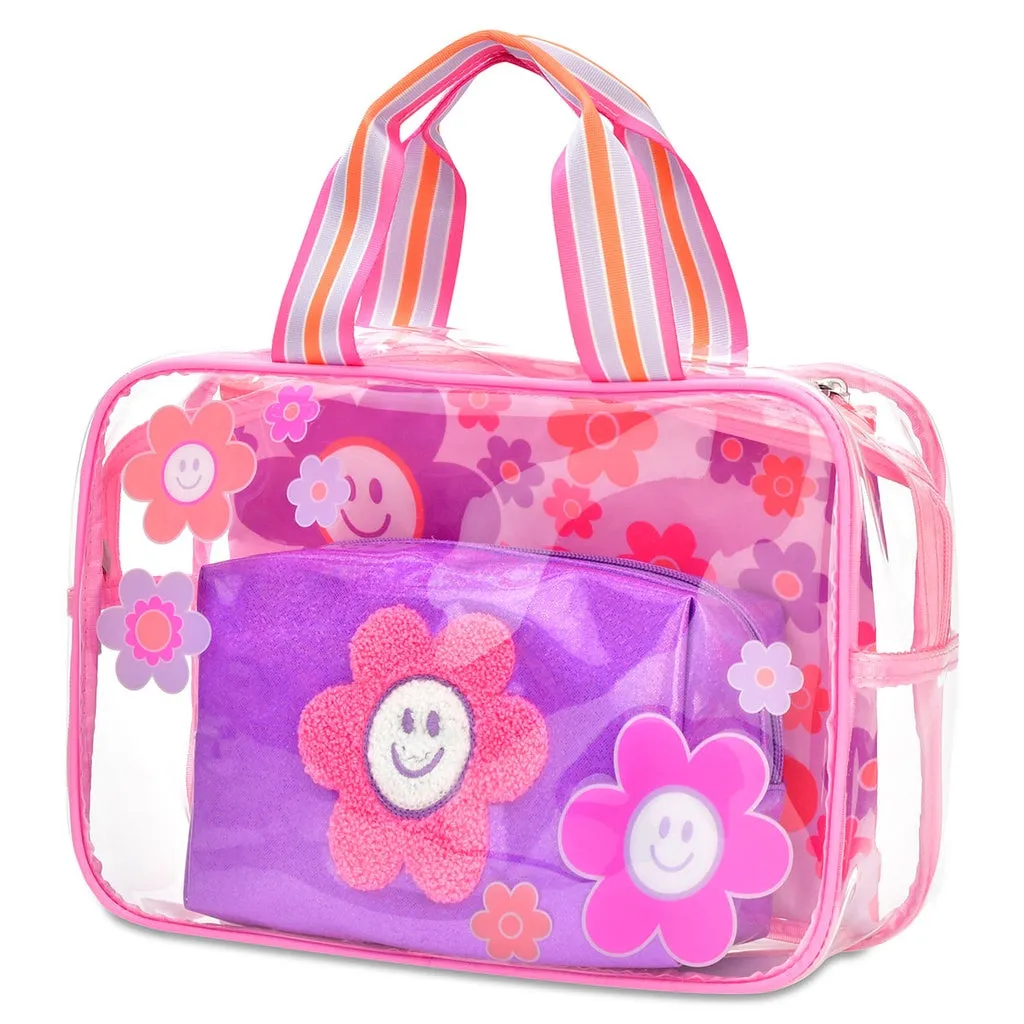 Iscream Groovy Smiles Cosmetic Bag Trio