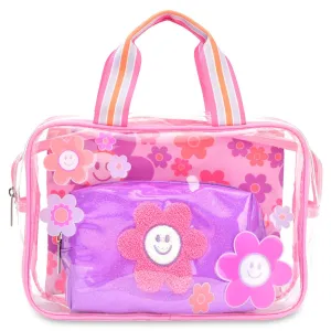 Iscream Groovy Smiles Cosmetic Bag Trio