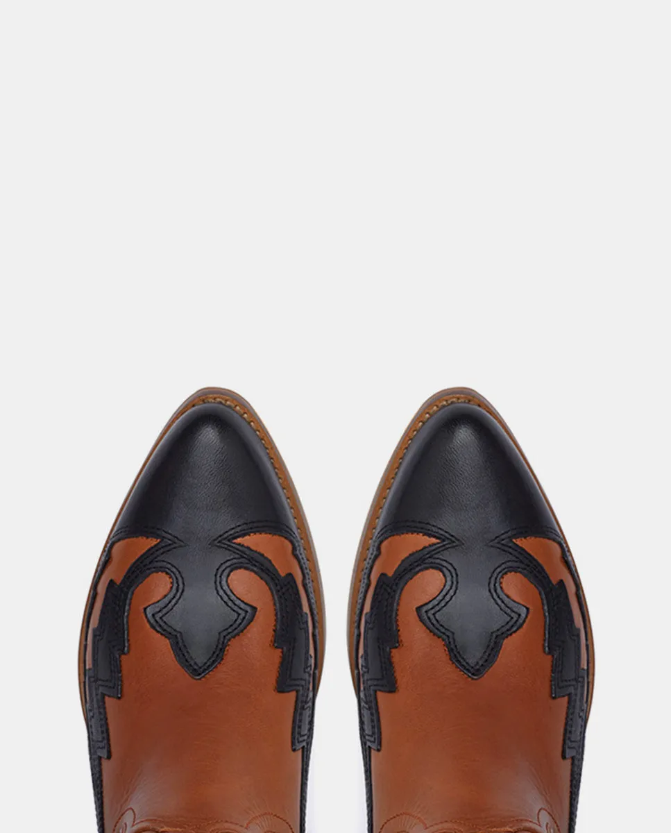 IT BUFFALO COGNAC & BLACK