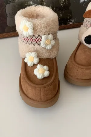 Ivory Flower Shoe Charms
