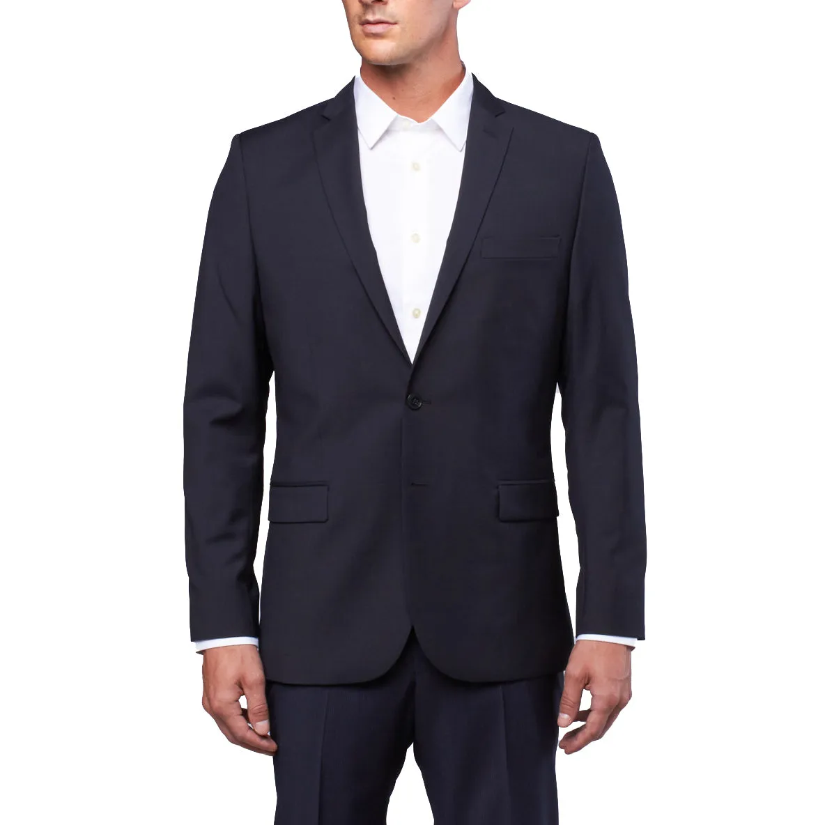 J. LINDEBERG Men's Dark Navy Mick Dressed Wool Blazer $595 NWT