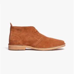 Jack & Jones GOBI Mens Desert Boots Cognac