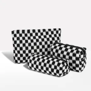Jessica | 3-Piece Cosmetic Bag Set