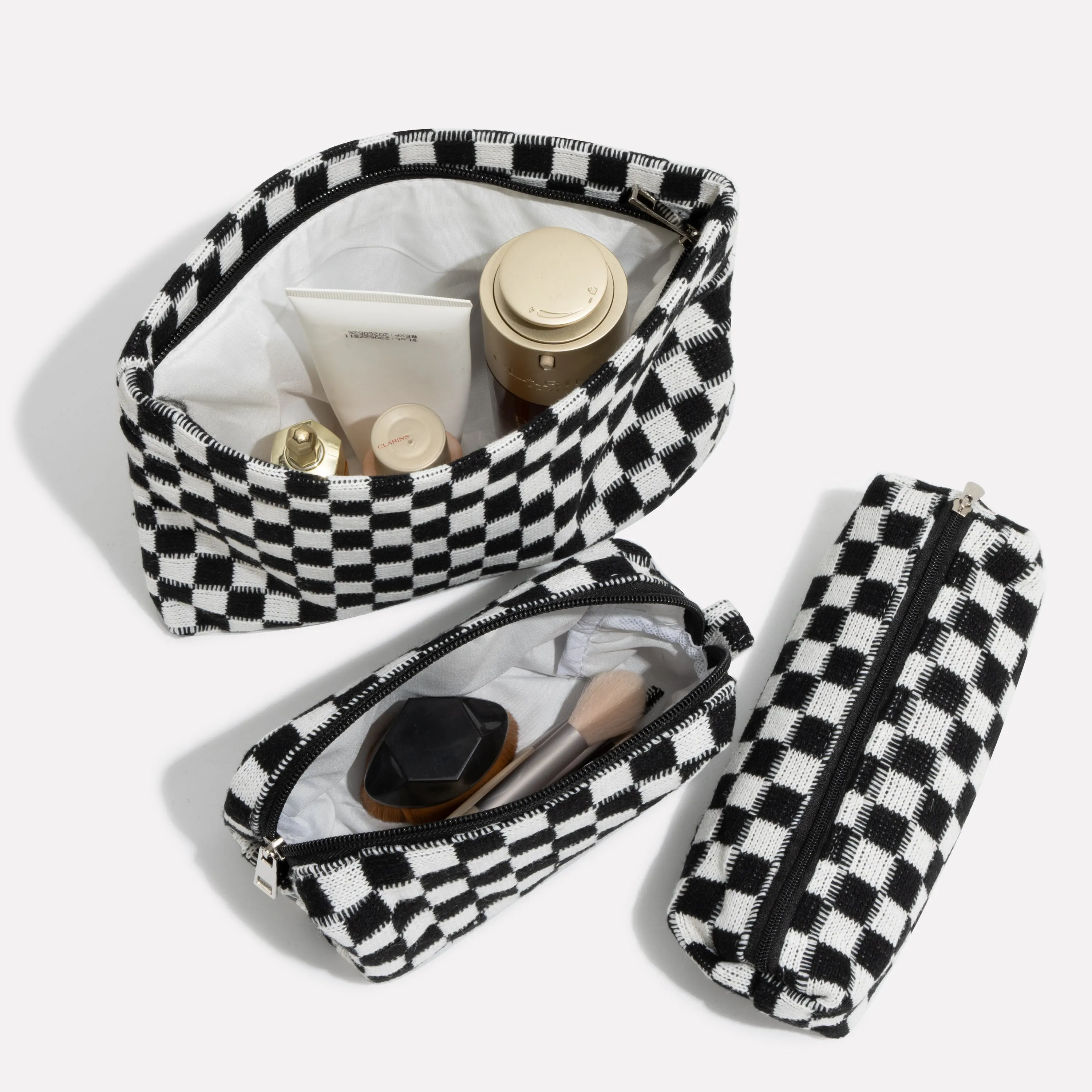 Jessica | 3-Piece Cosmetic Bag Set