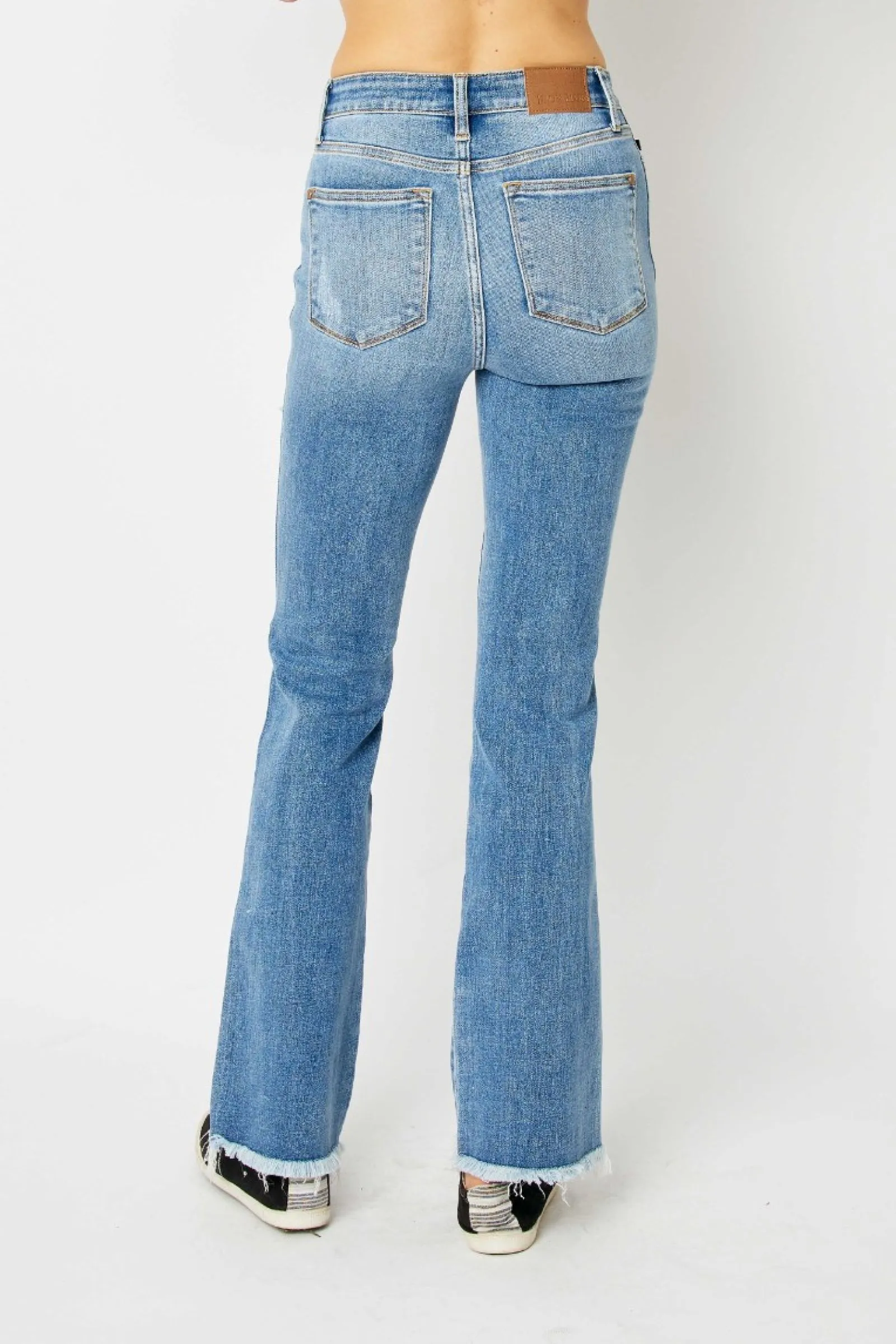 Judy Blue High Waist Destroy Frey Hem Bootcut