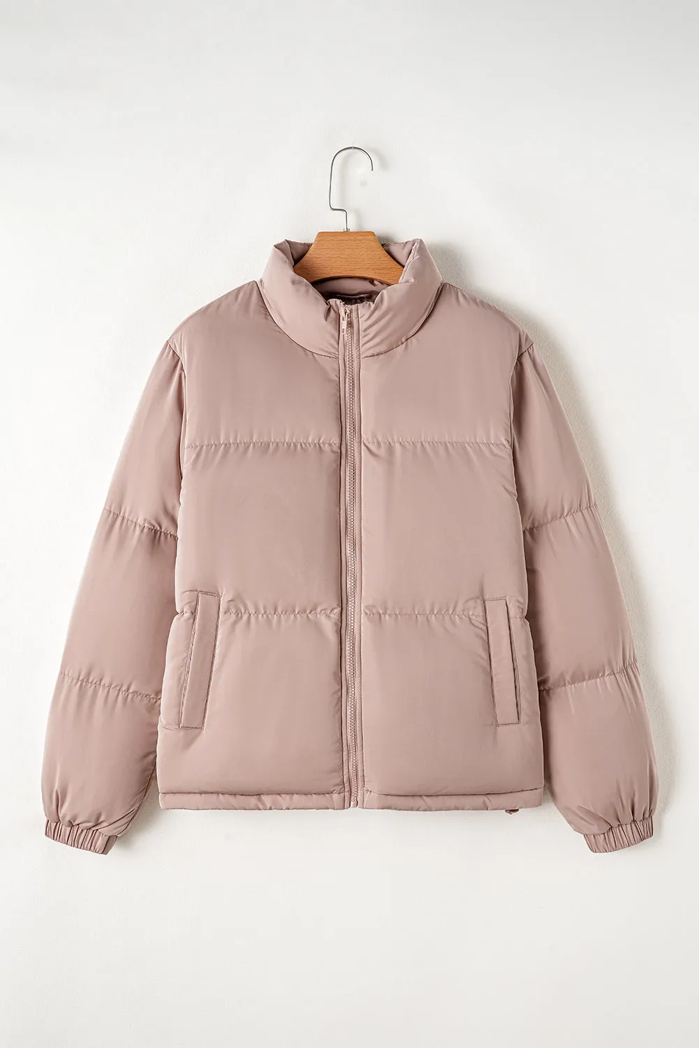 KaleaBoutique Full Zipper Quilted Puffer Jacket