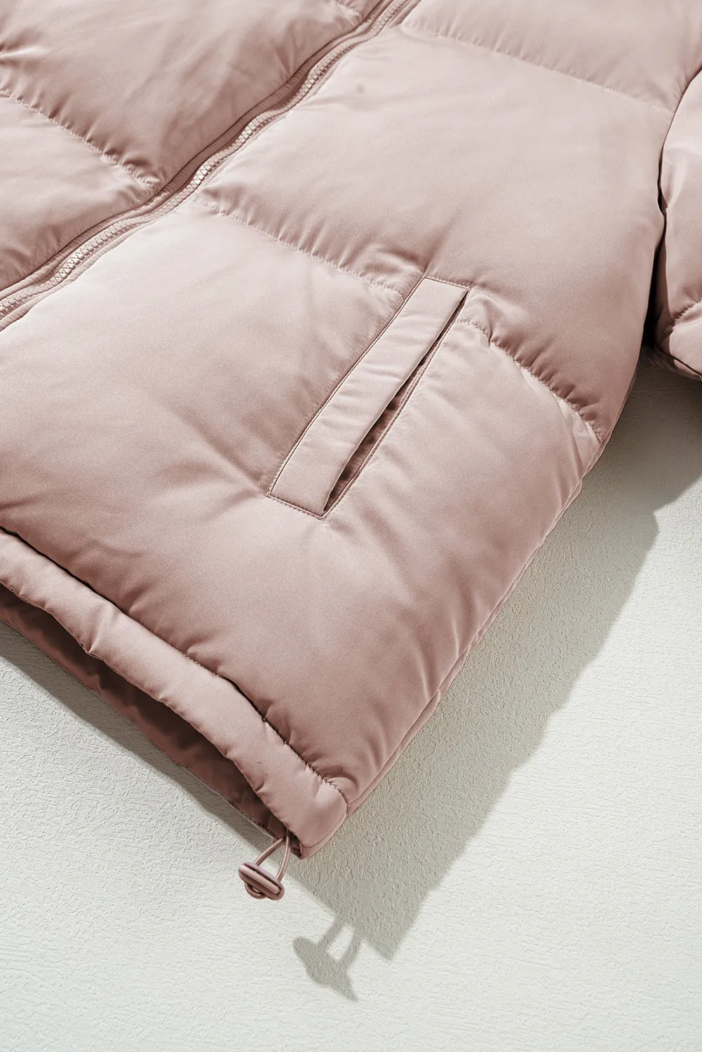 KaleaBoutique Full Zipper Quilted Puffer Jacket