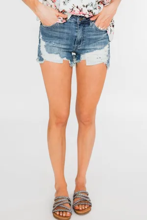 KanCan Denim Shorts- Kim Wash