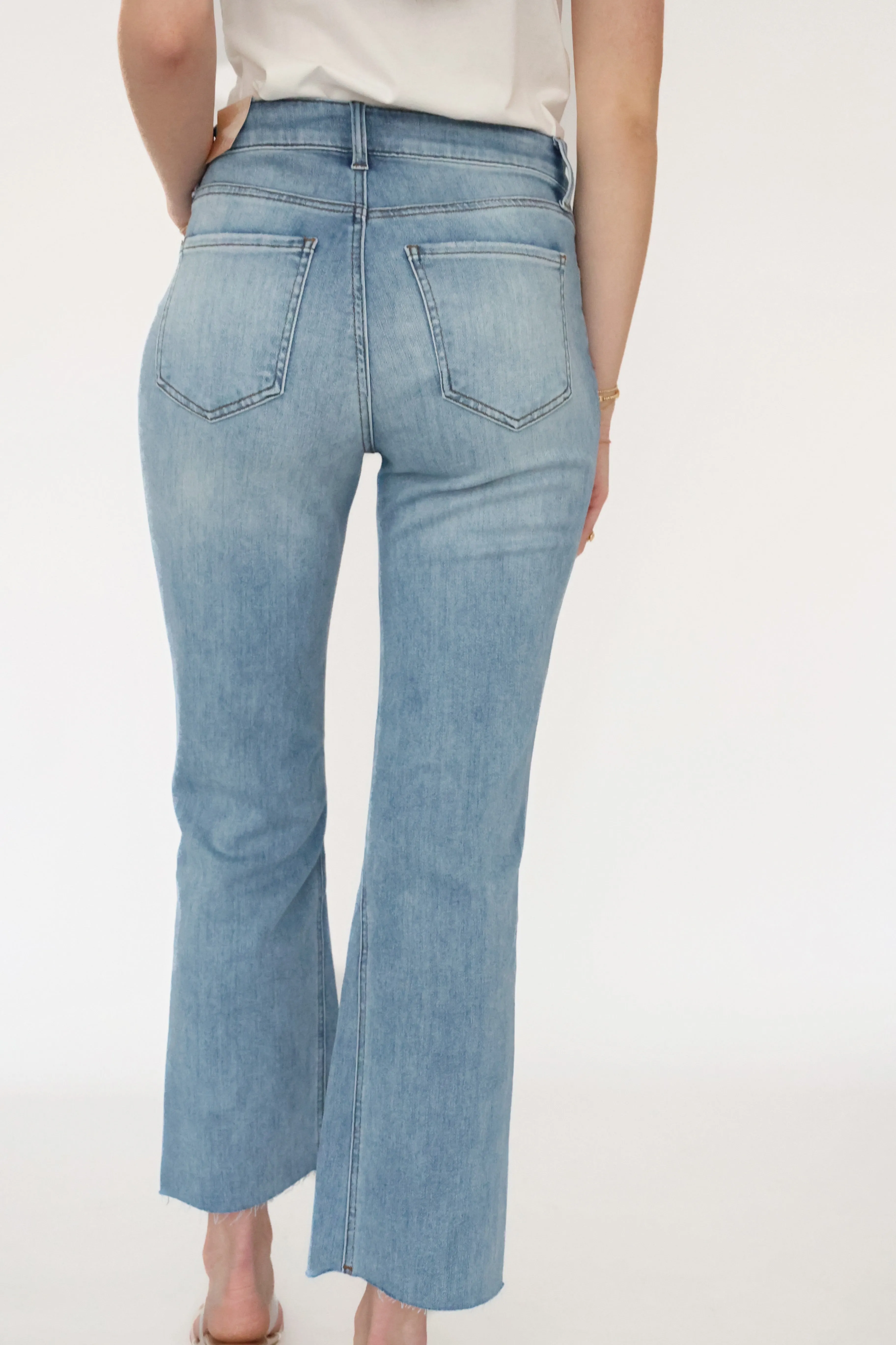 Kelsey High Rise Ankle Flare - Honest