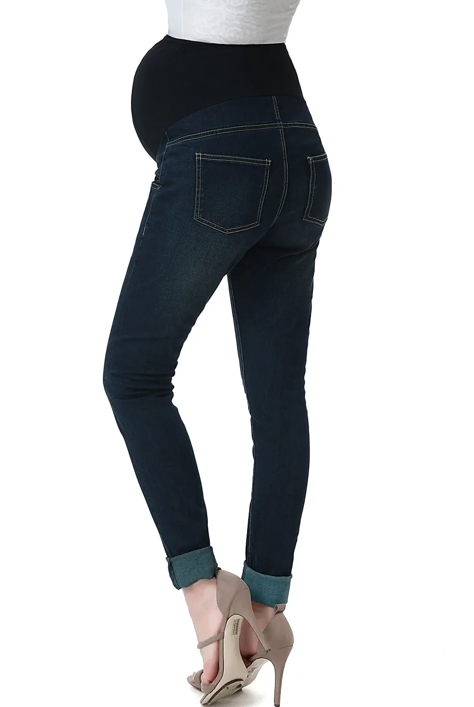 Kimi   Kai Maternity "Rae" Skinny Leg Denim Jeans