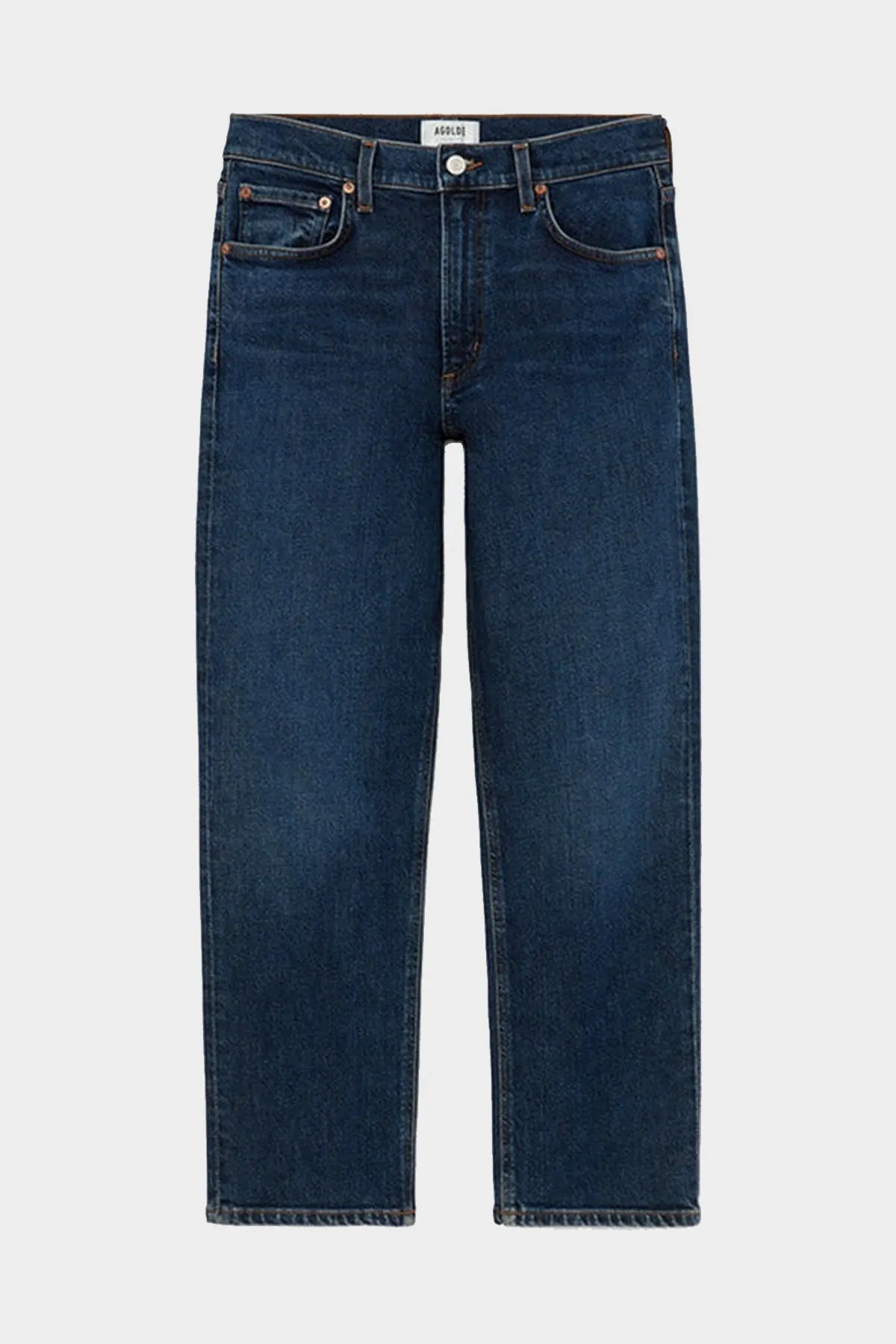 Kye Mid-Rise Straight Crop Jean in Song