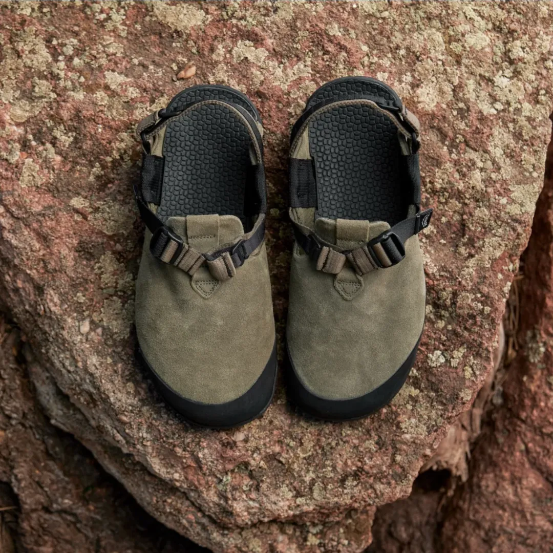 Leather Suede Mountain Clog