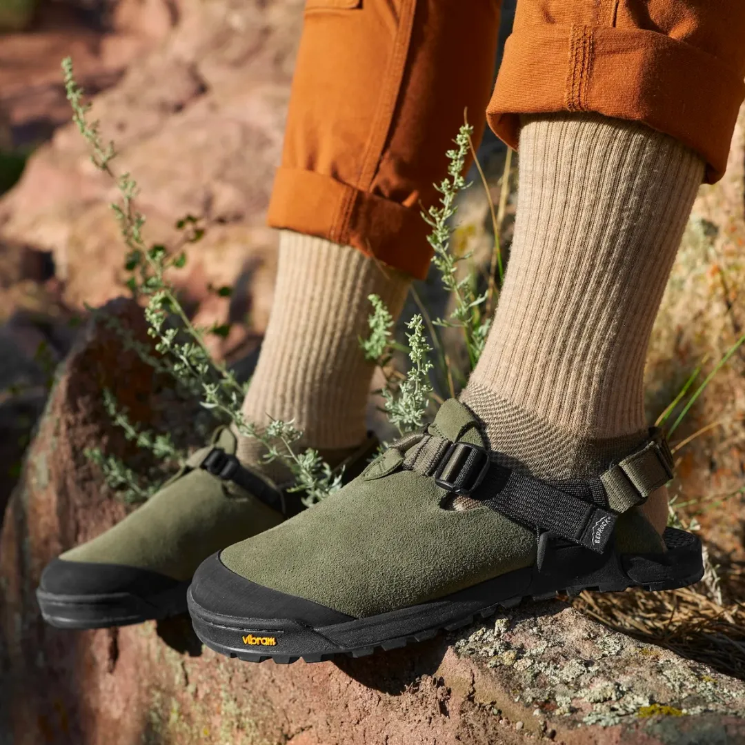 Leather Suede Mountain Clog