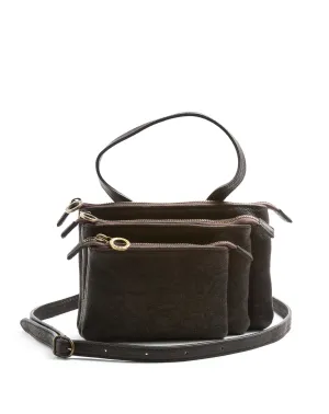 LEMA Brown Leather Crossbody Bag