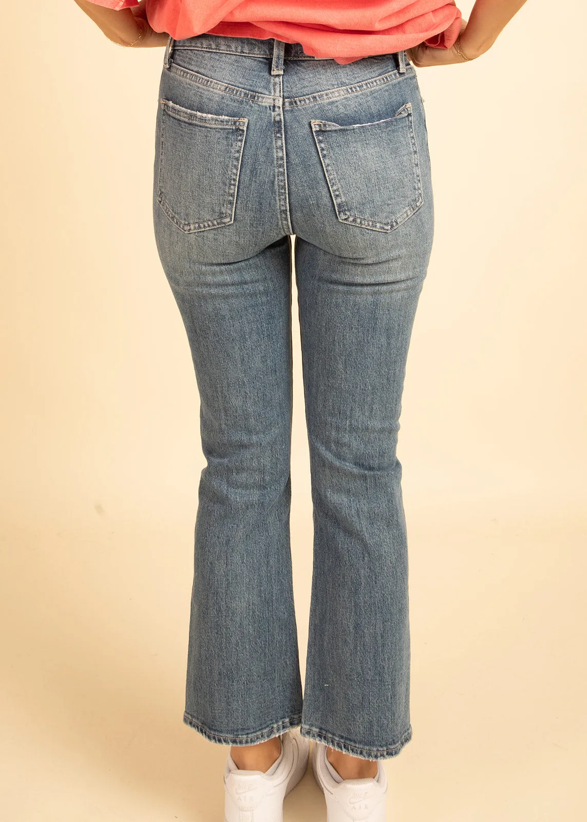 Lennon High Rise Crop Boot - Canyon Distressed