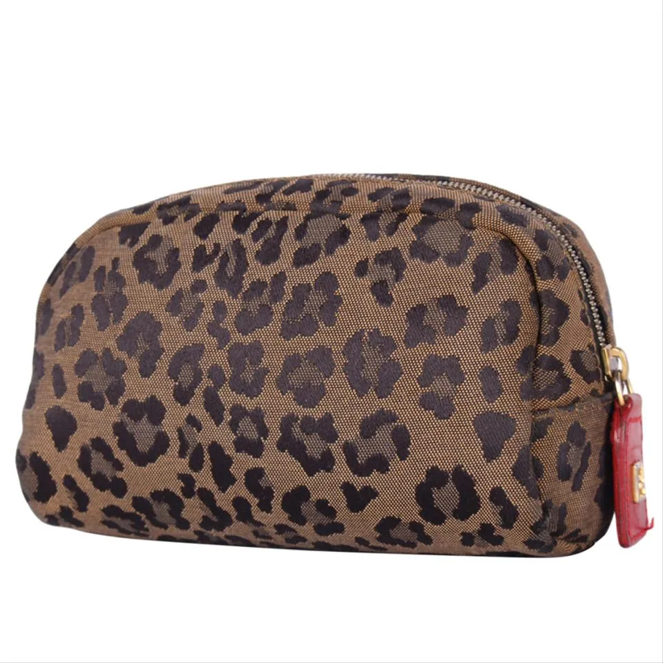 Leopard Cosmetic Bag