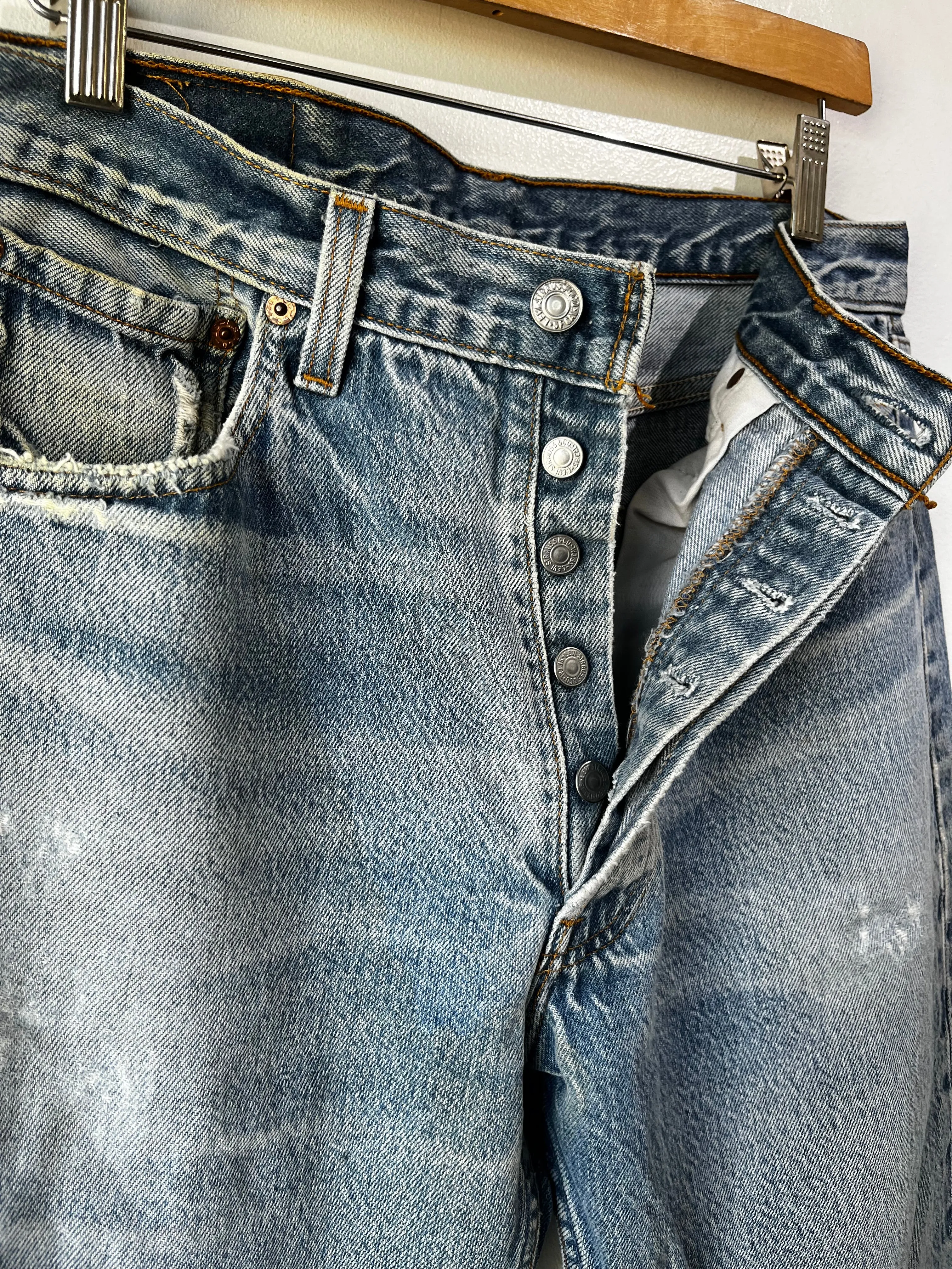 Levi's Distressed 501 Jeans 34X34