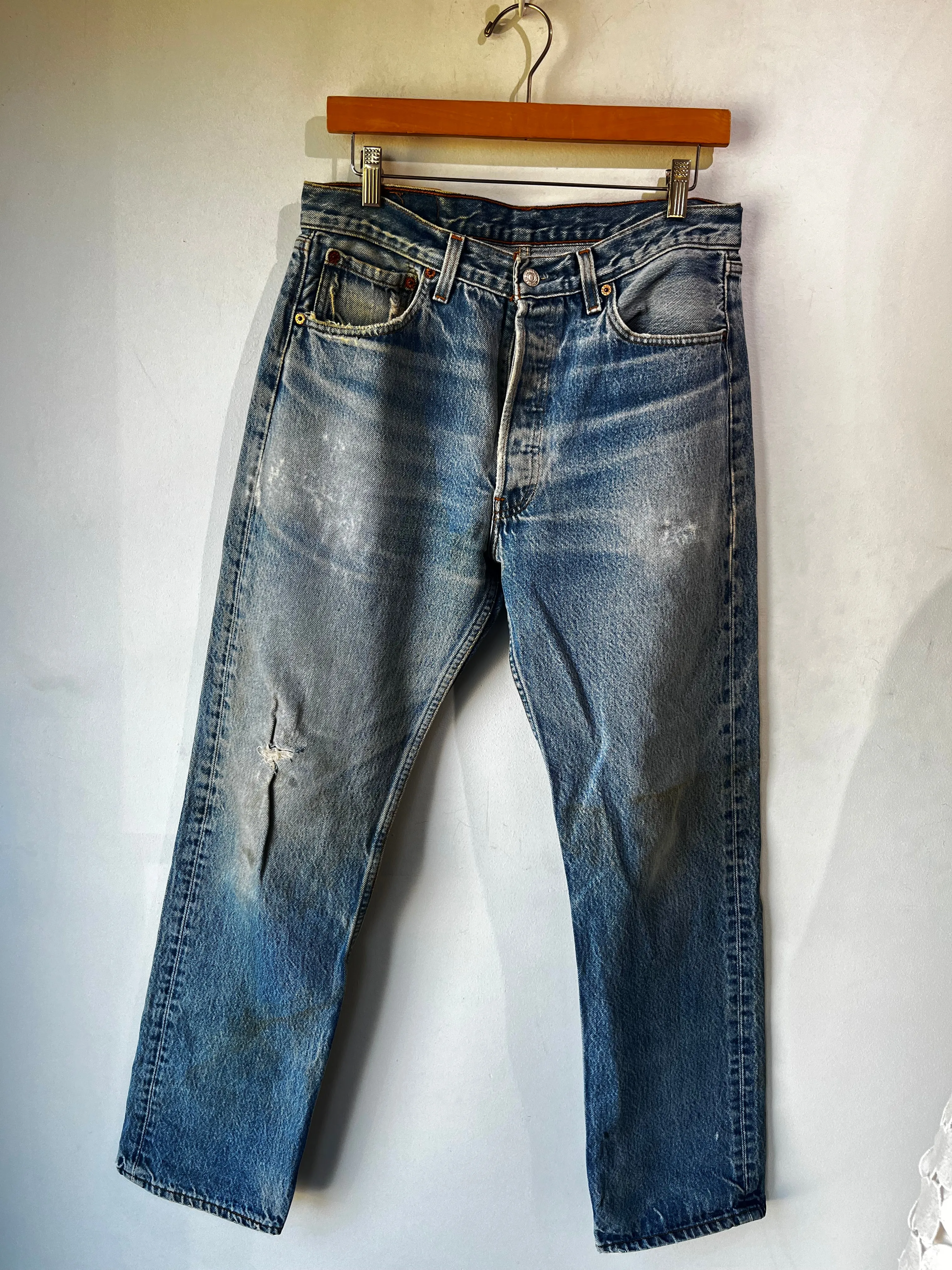 Levi's Distressed 501 Jeans 34X34