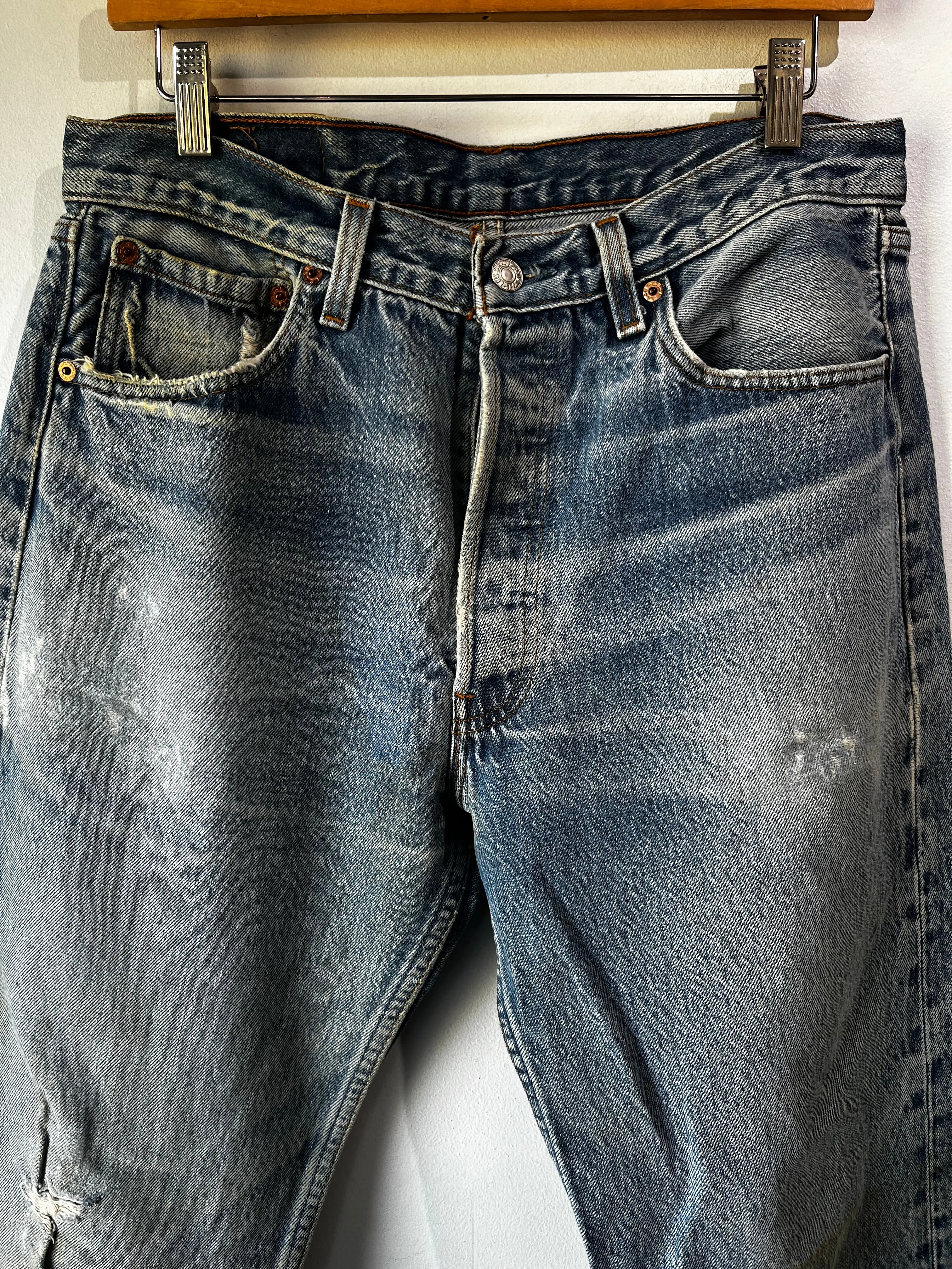 Levi's Distressed 501 Jeans 34X34