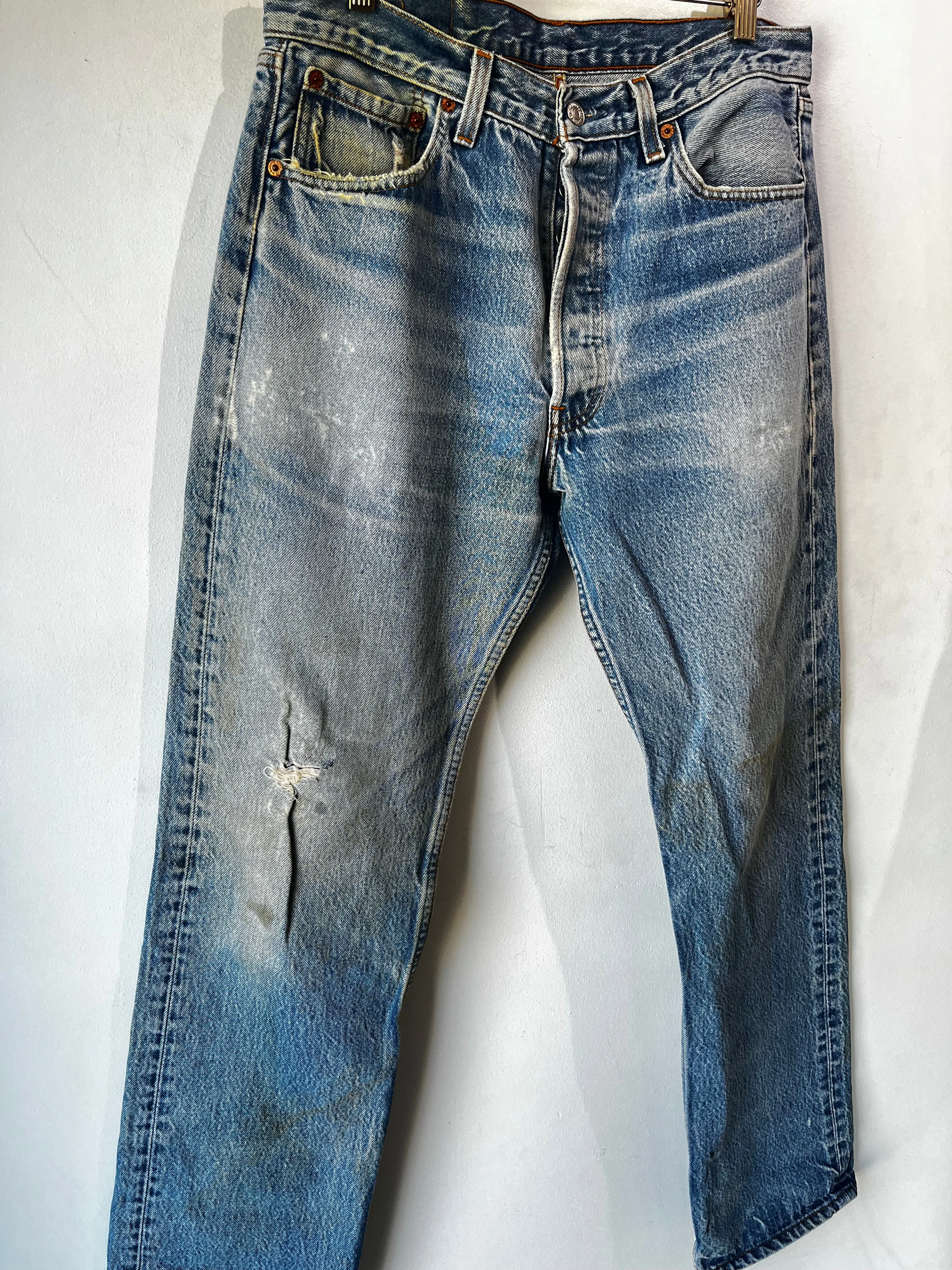 Levi's Distressed 501 Jeans 34X34