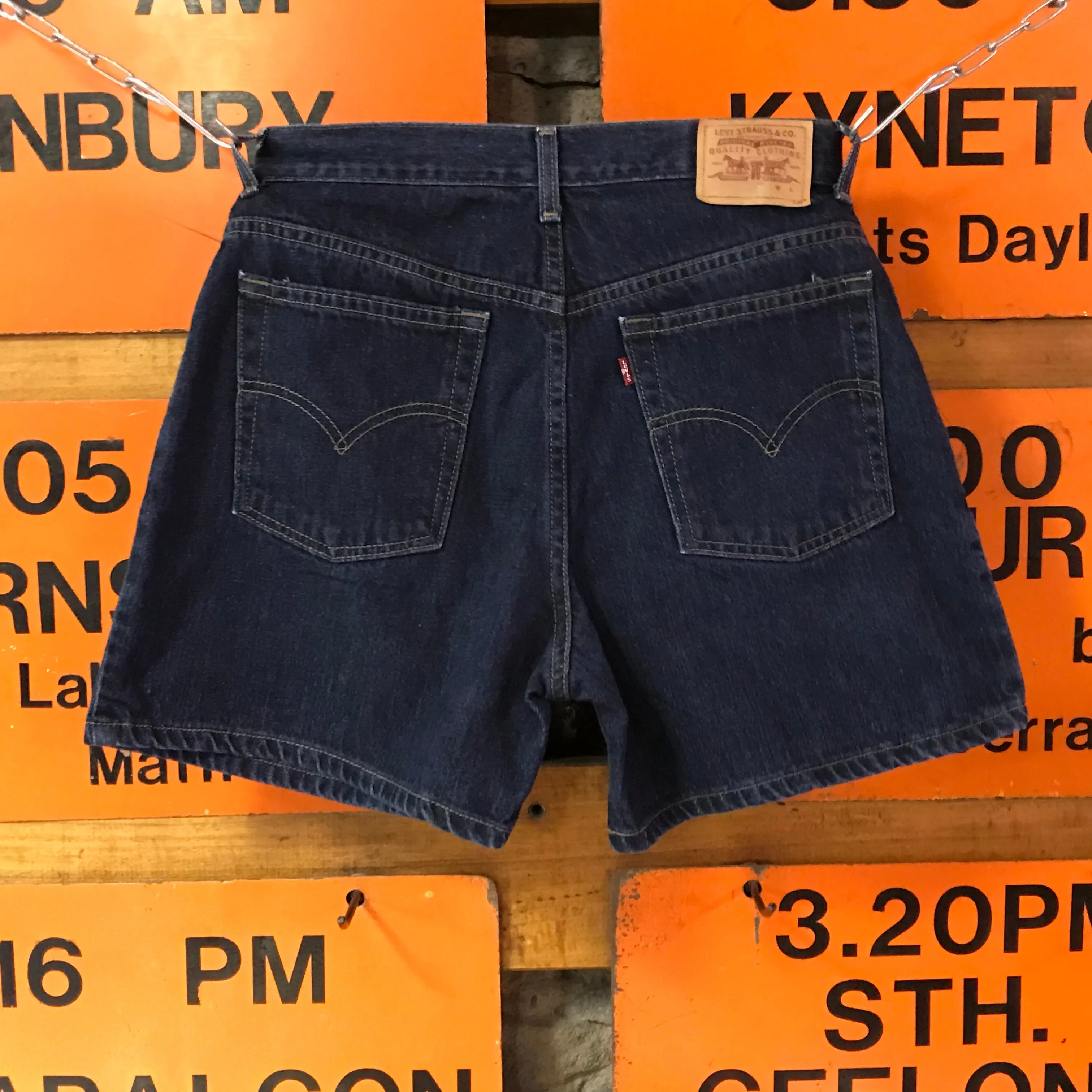 Levi’s Women’s High Rise Vintage 90’s 974 Relaxed Fit Denim Short