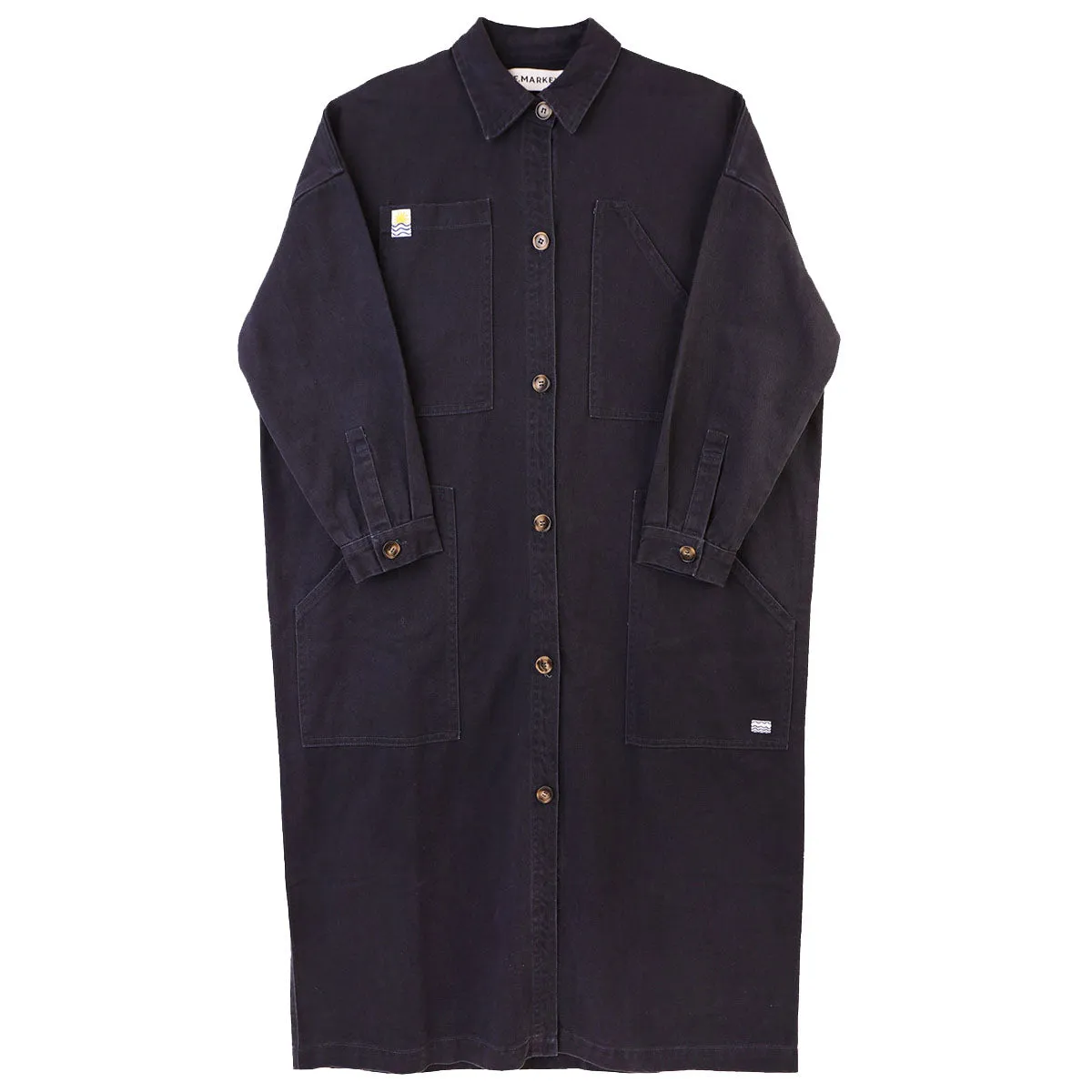 L.F.Markey Emery Trench Coat Navy