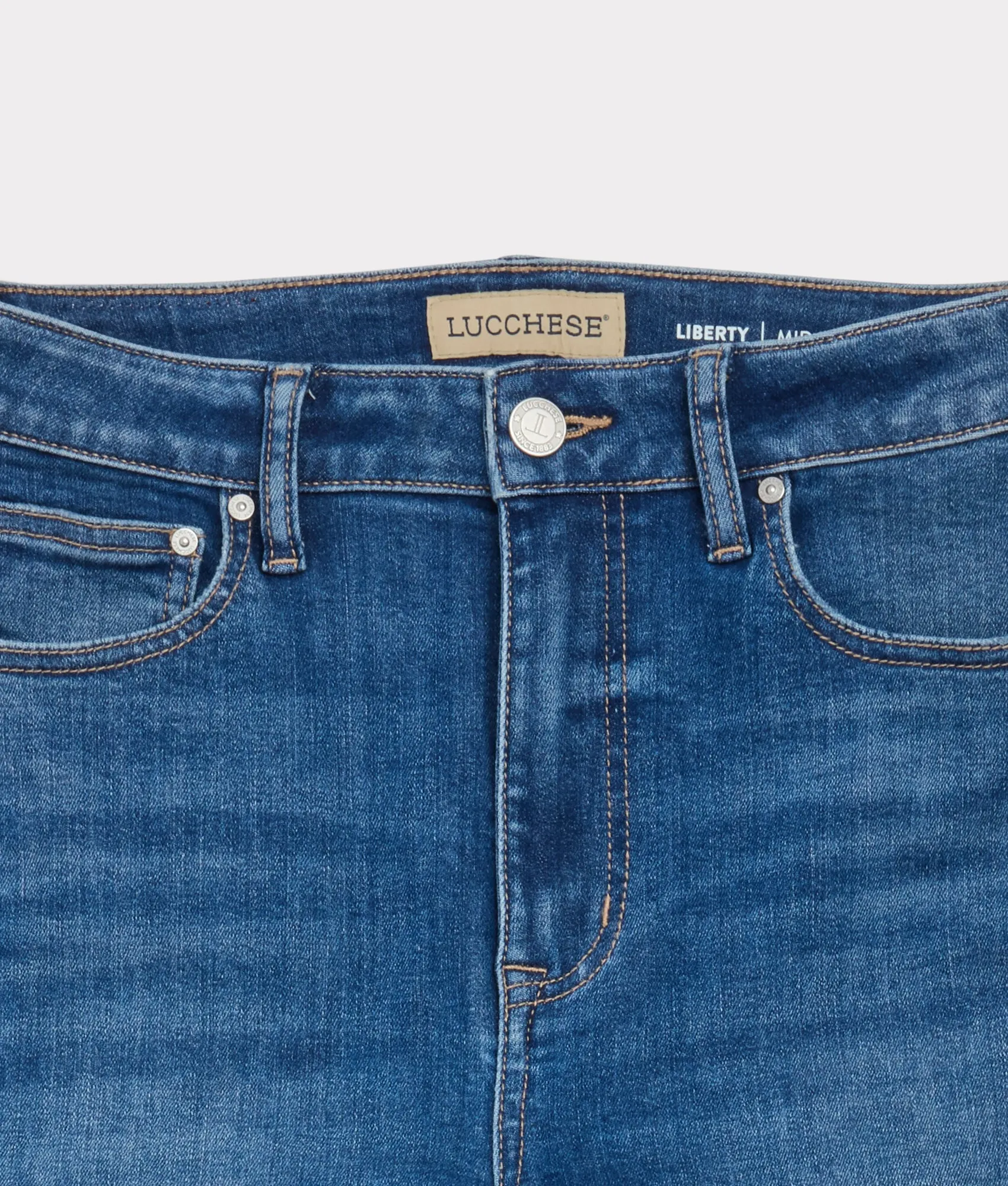Liberty Mid-Rise Bootcut Jean :: Rustic