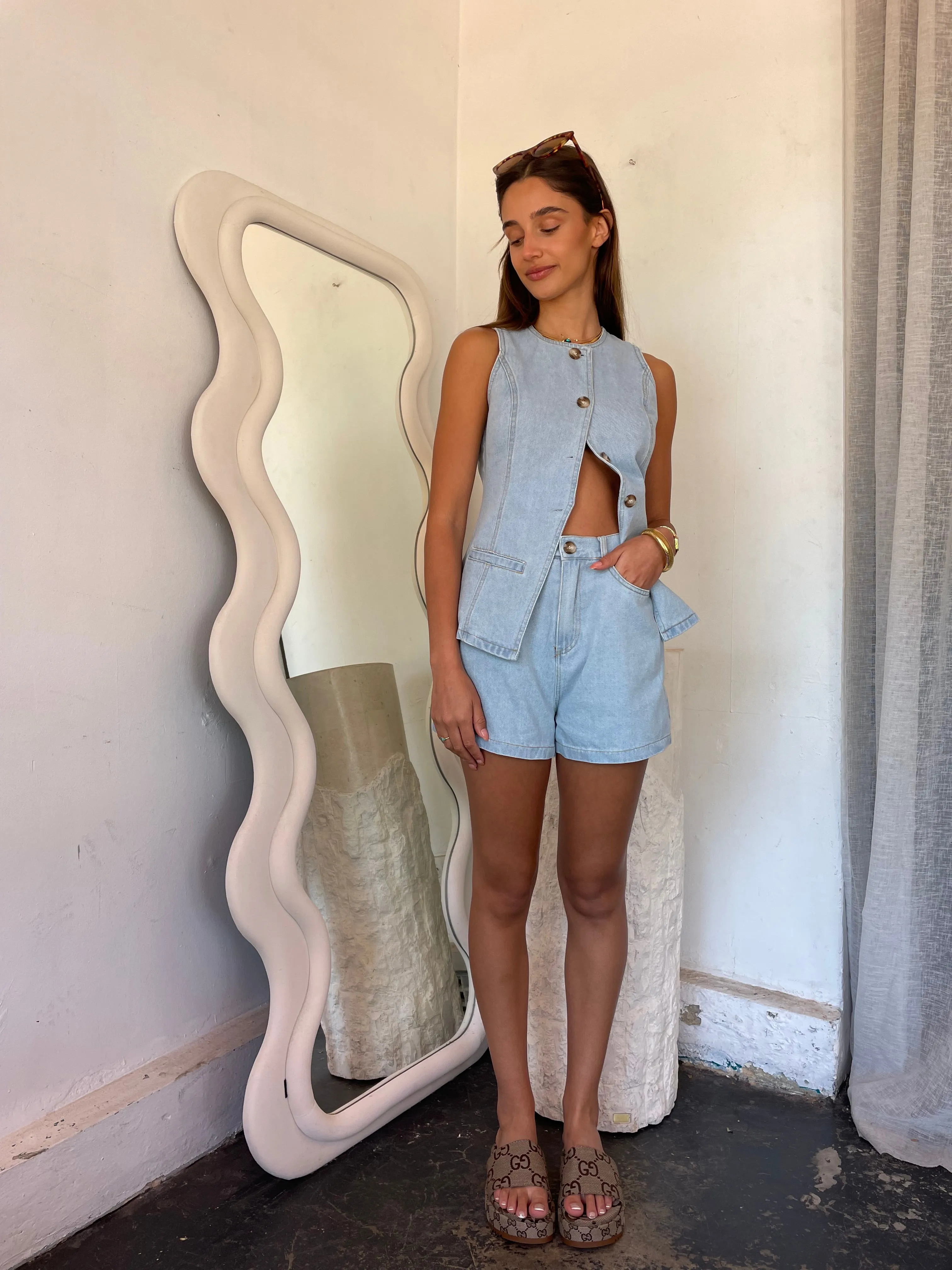 Lilly Denim Set