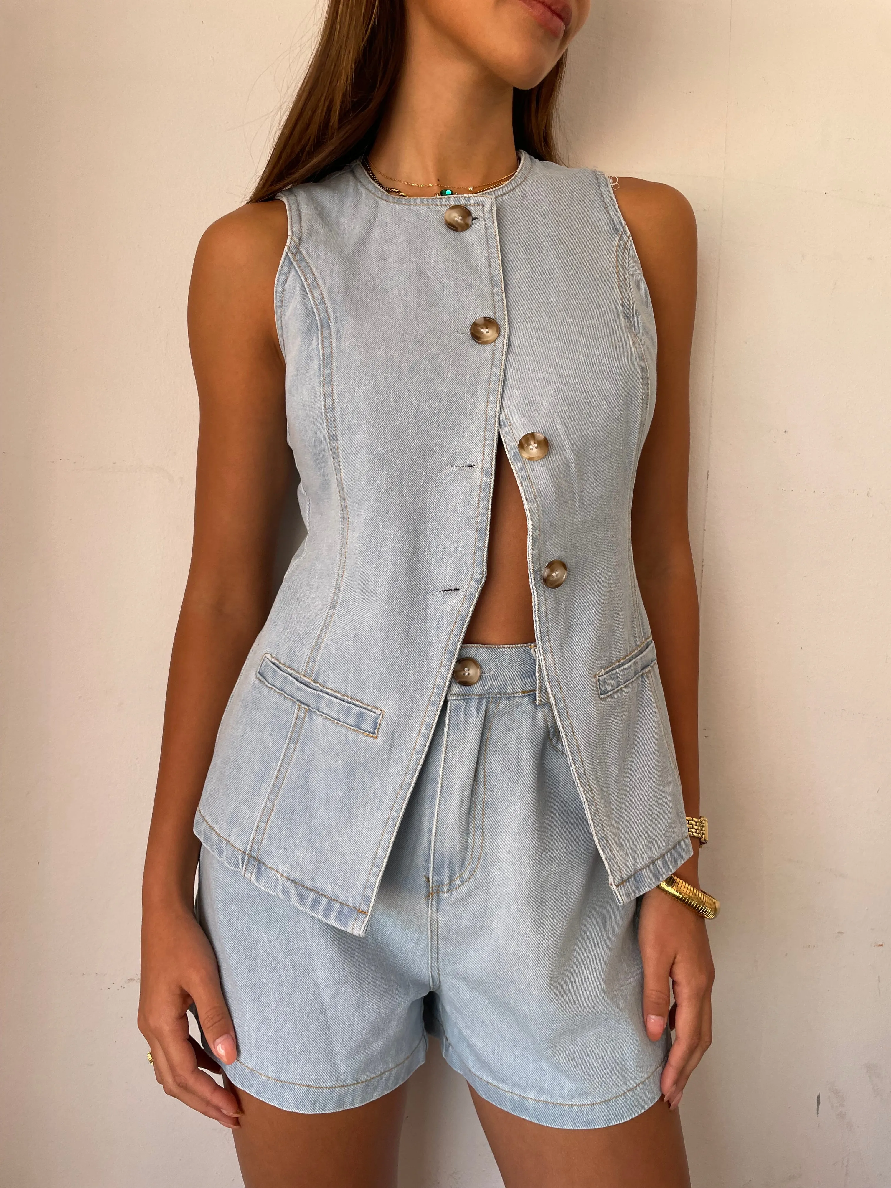 Lilly Denim Set