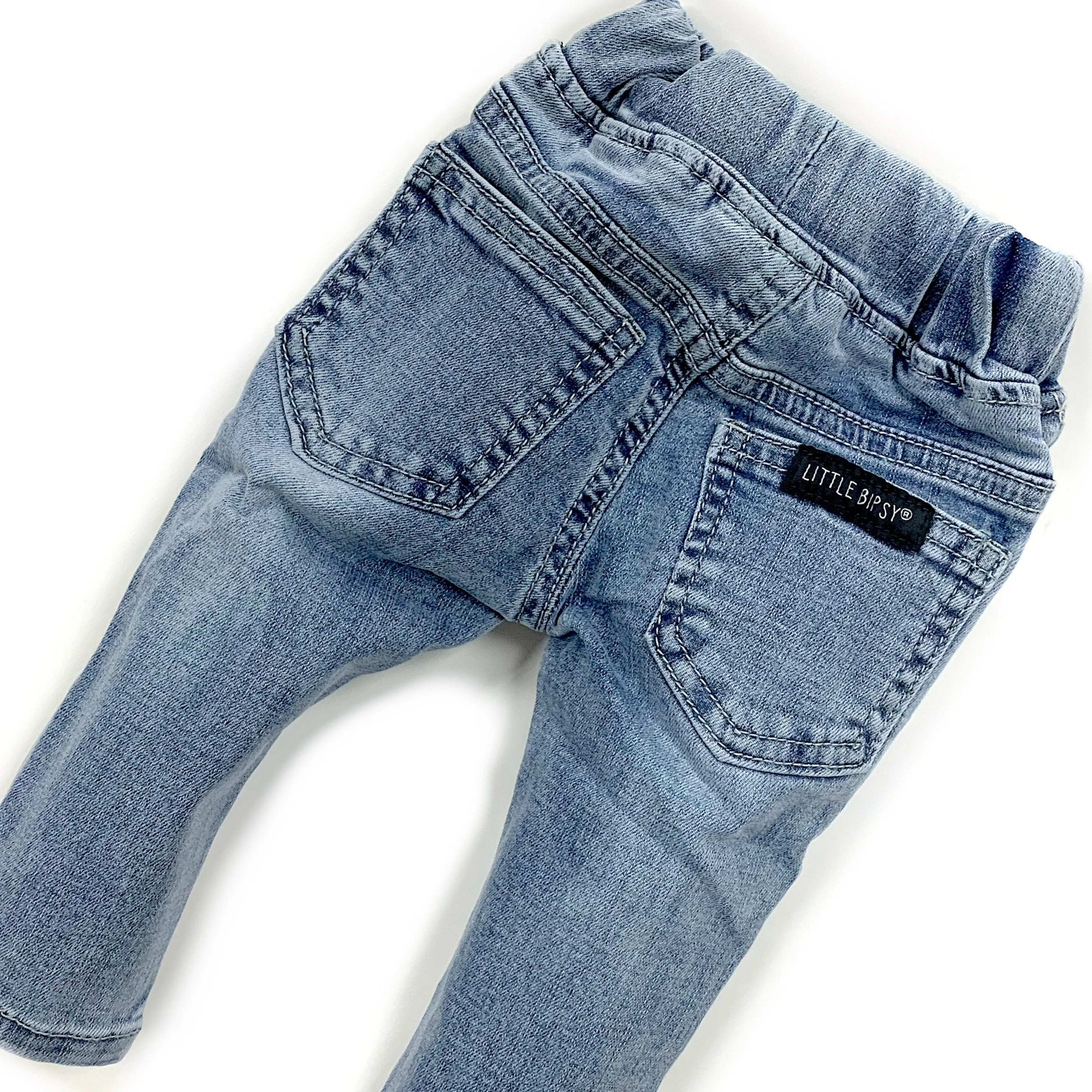 Little Bipsy Distressed Denim - Light Wash