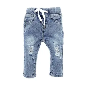 Little Bipsy Distressed Denim - Light Wash