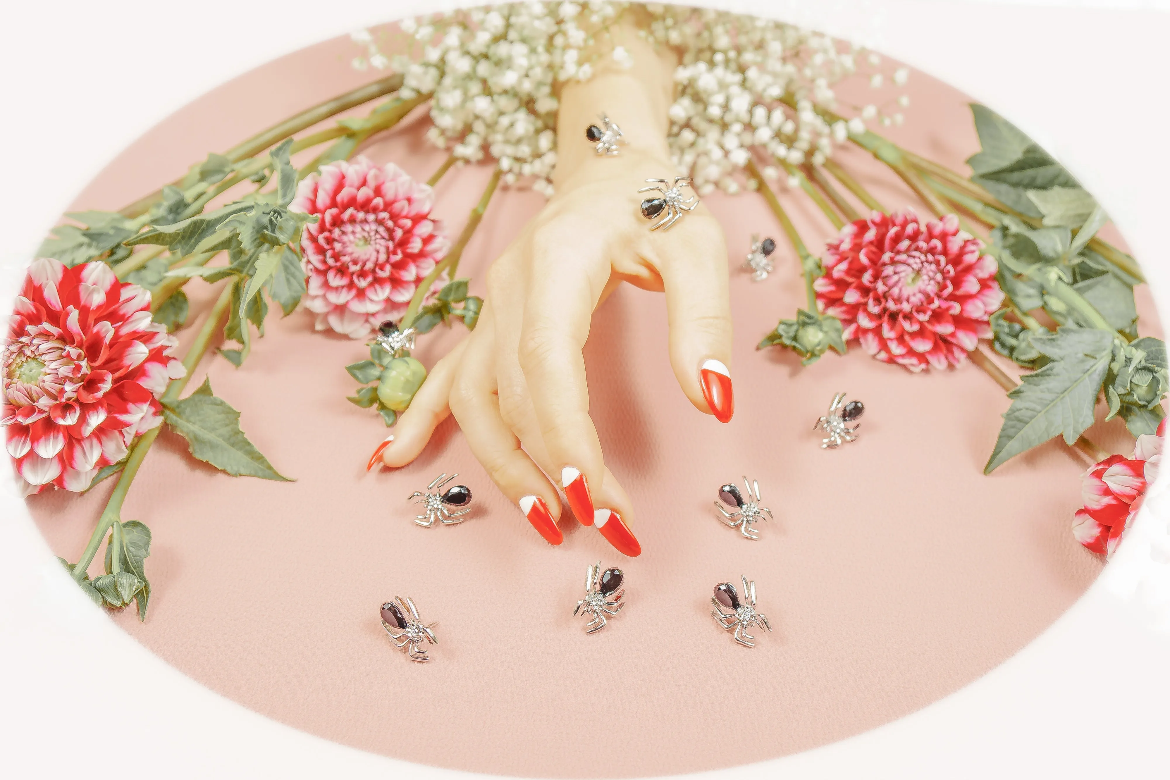 Little Spider Pin Brooch  silver