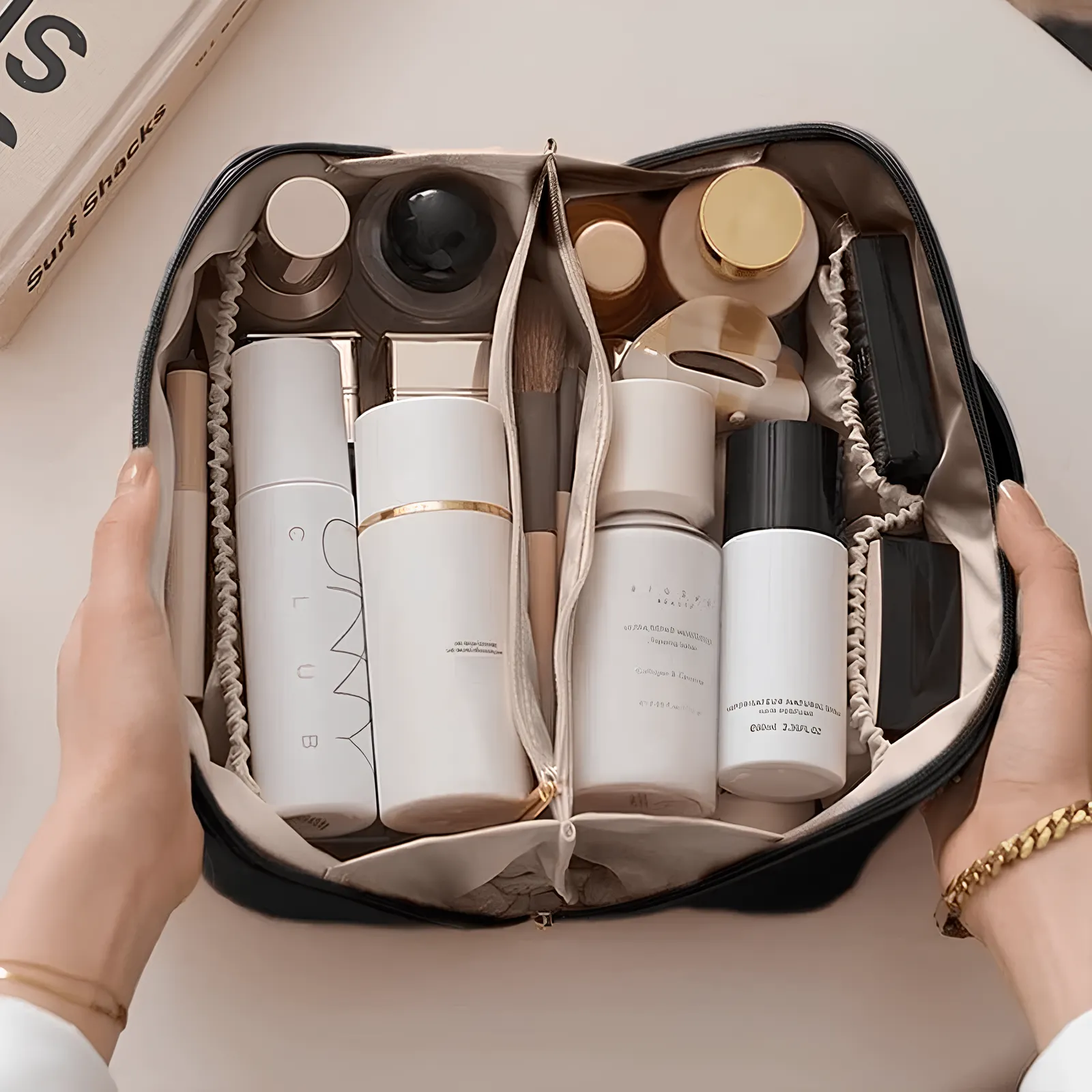 Livia | Chic and Stylish Travel Cosmetic Clutch