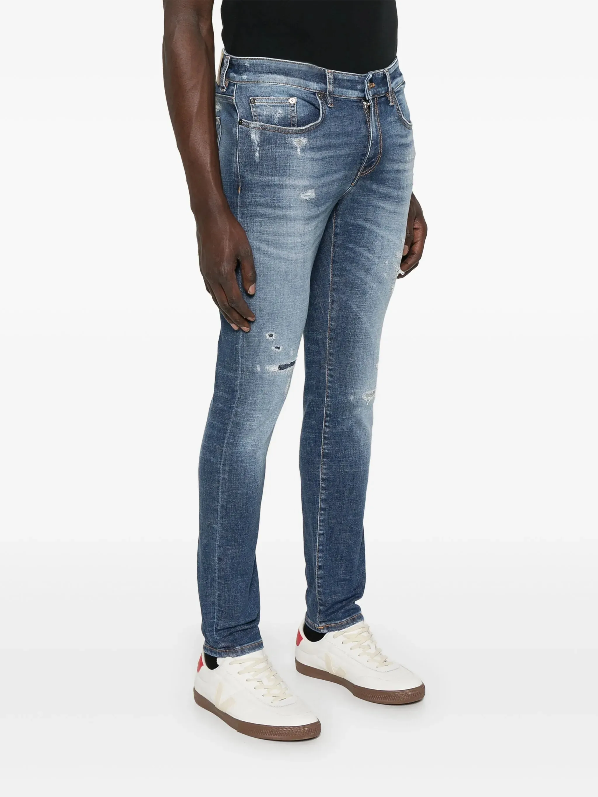 Logo-patch Jeans