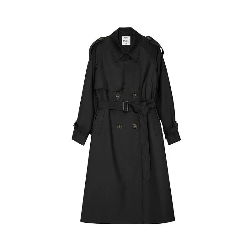 Long Belted Trench Coat