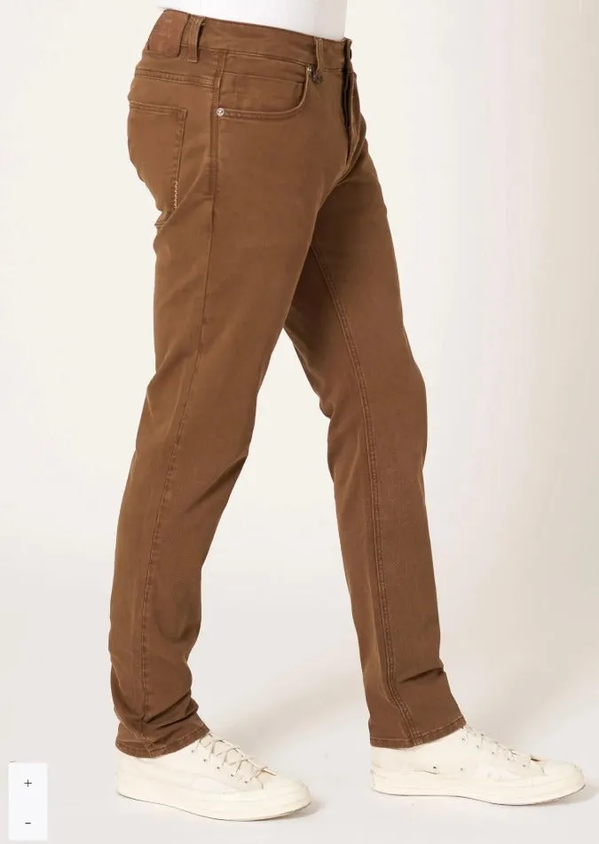 Lou Slim Twill Chestnut