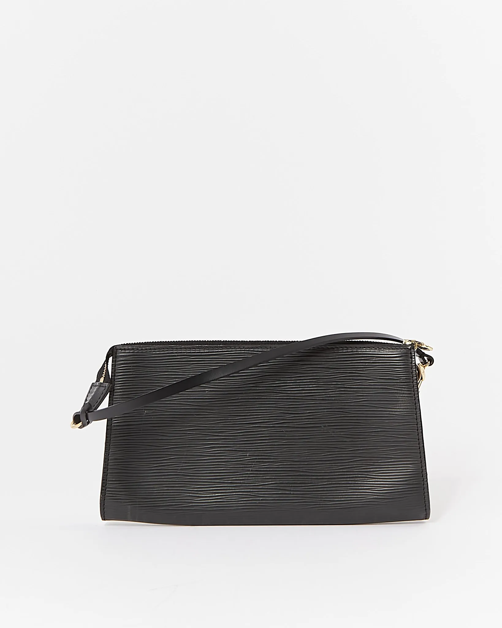 Louis Vuitton Black Epi Leather Pochette Shoulder Bag