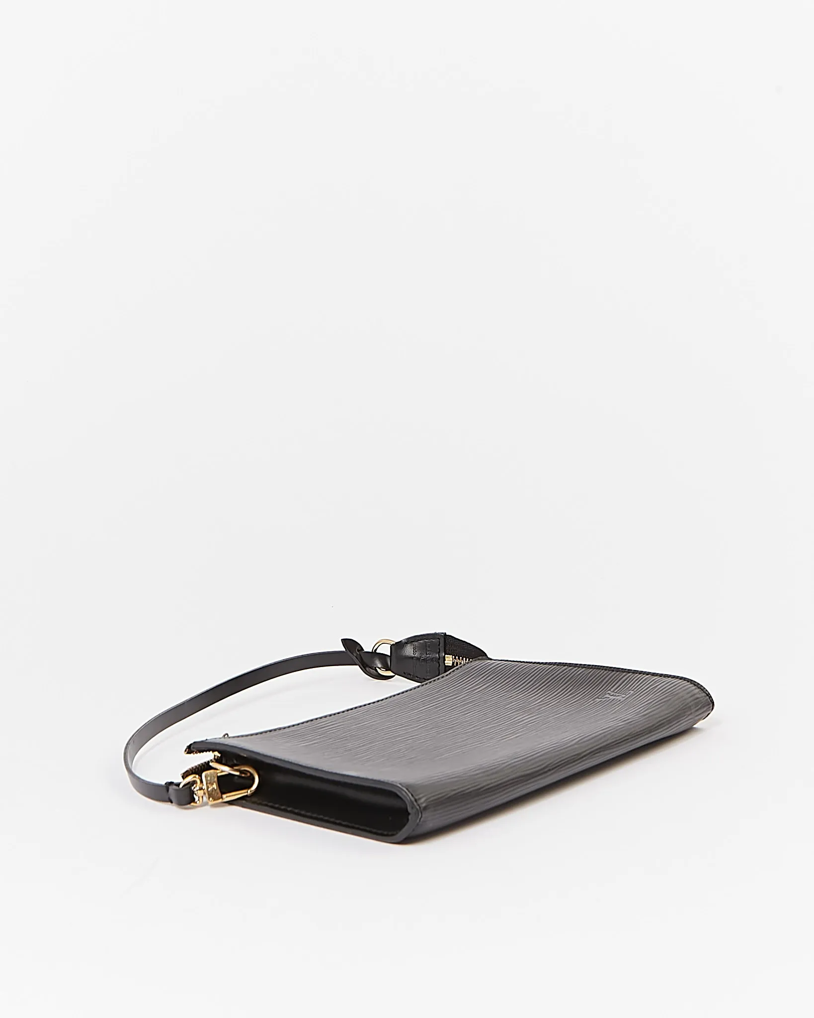 Louis Vuitton Black Epi Leather Pochette Shoulder Bag