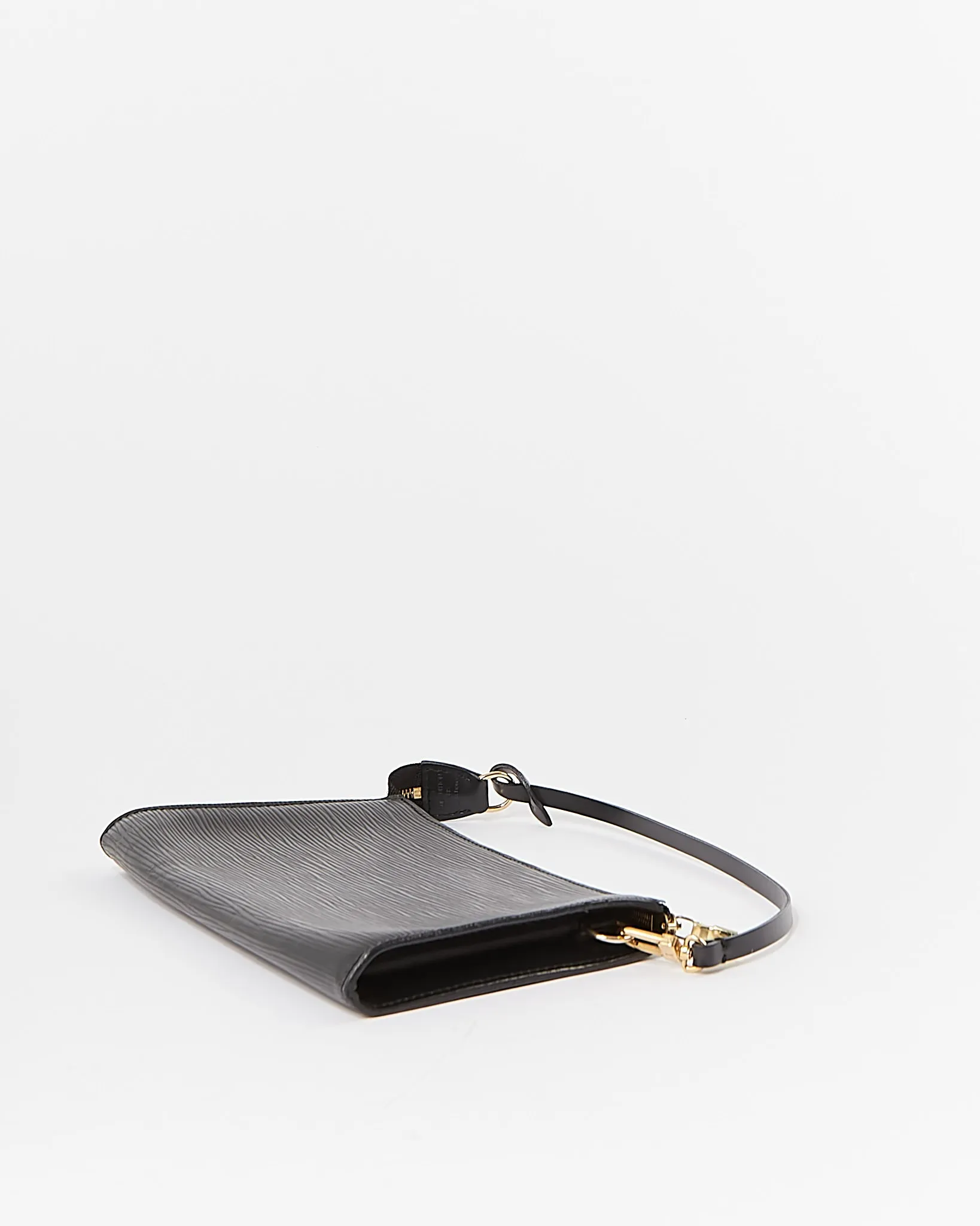 Louis Vuitton Black Epi Leather Pochette Shoulder Bag
