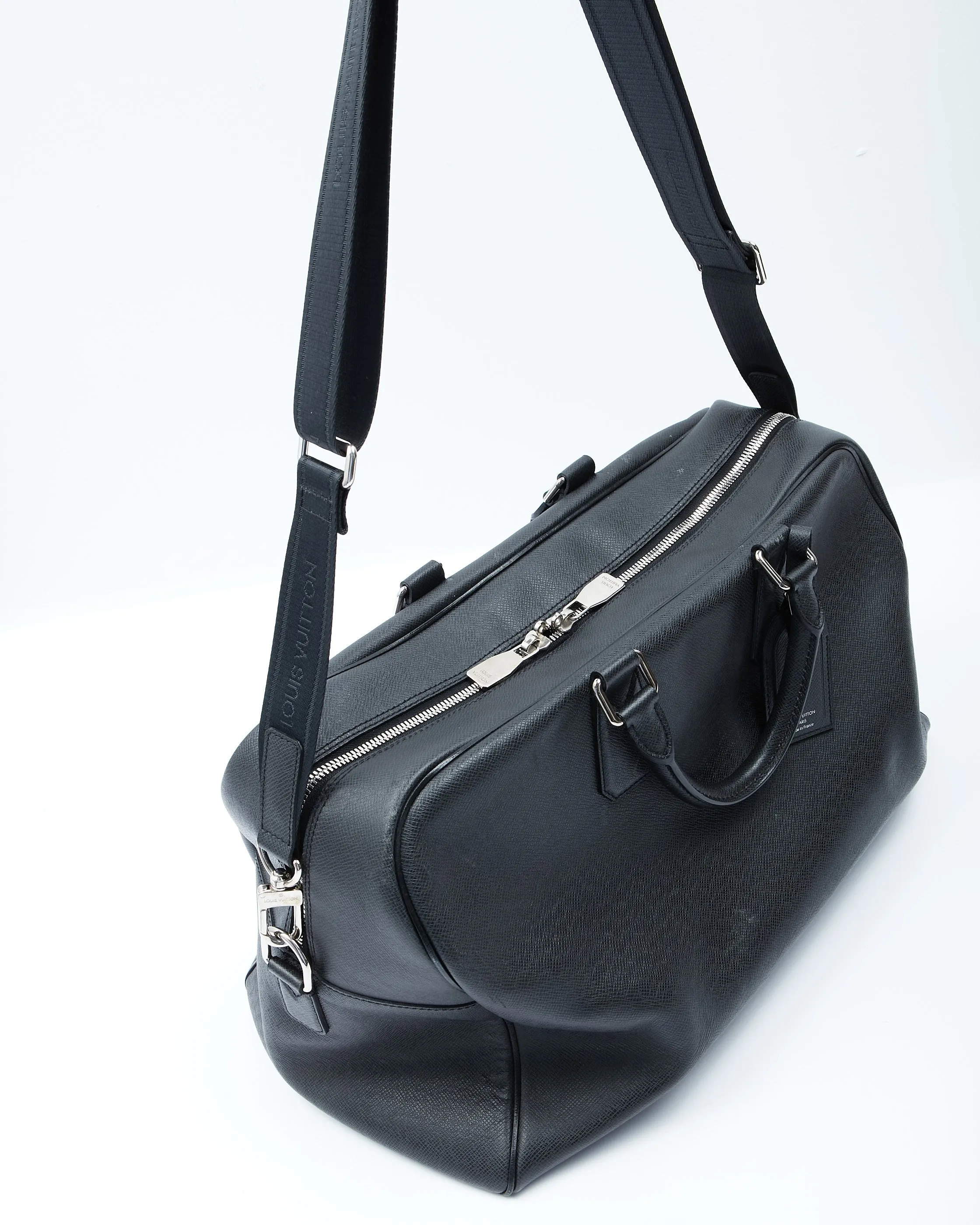 Louis Vuitton Black Taiga Leather Neo Kendall Travel Bag