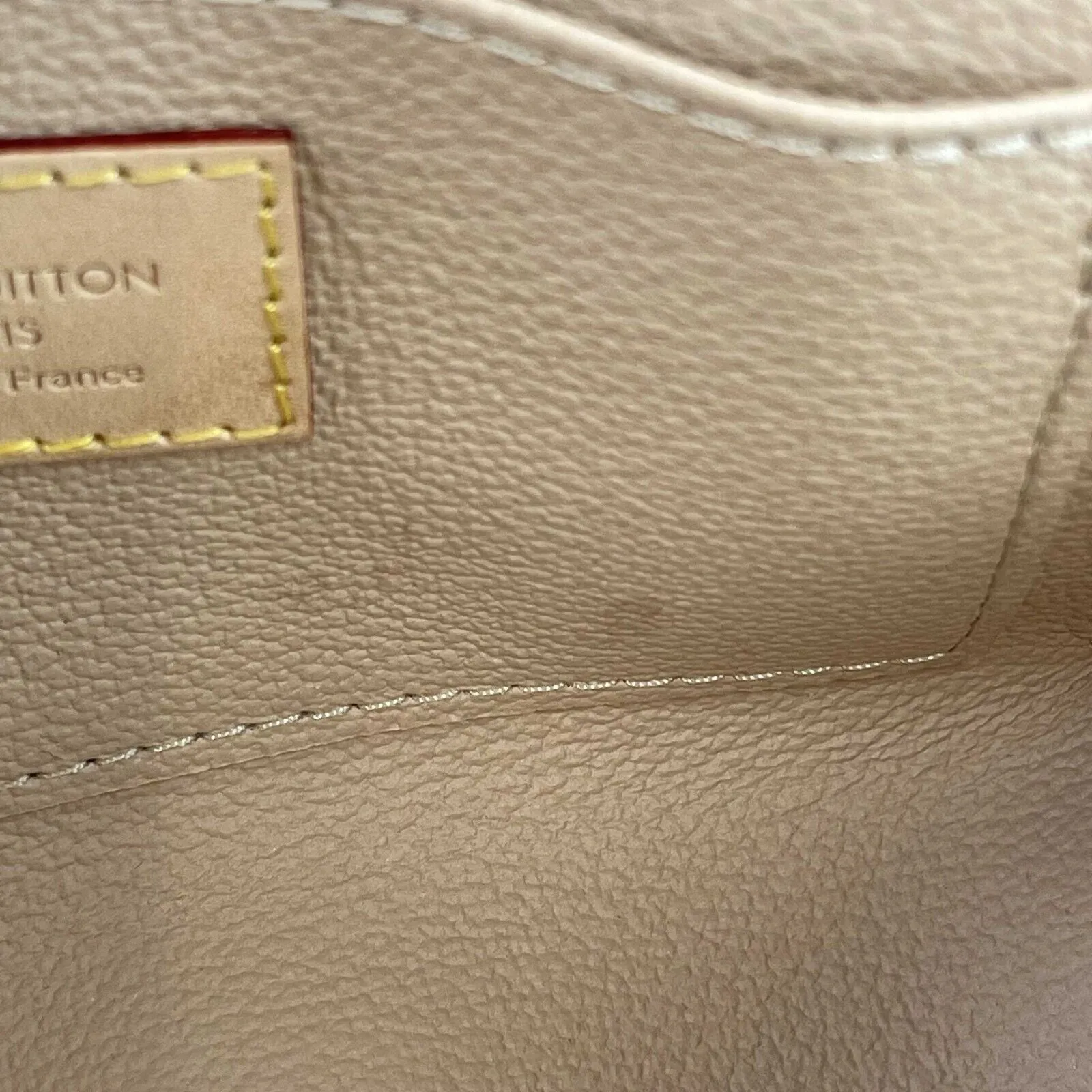 Louis Vuitton Damier Azur Canvas Cosmetic Pochette Pouch With Box White