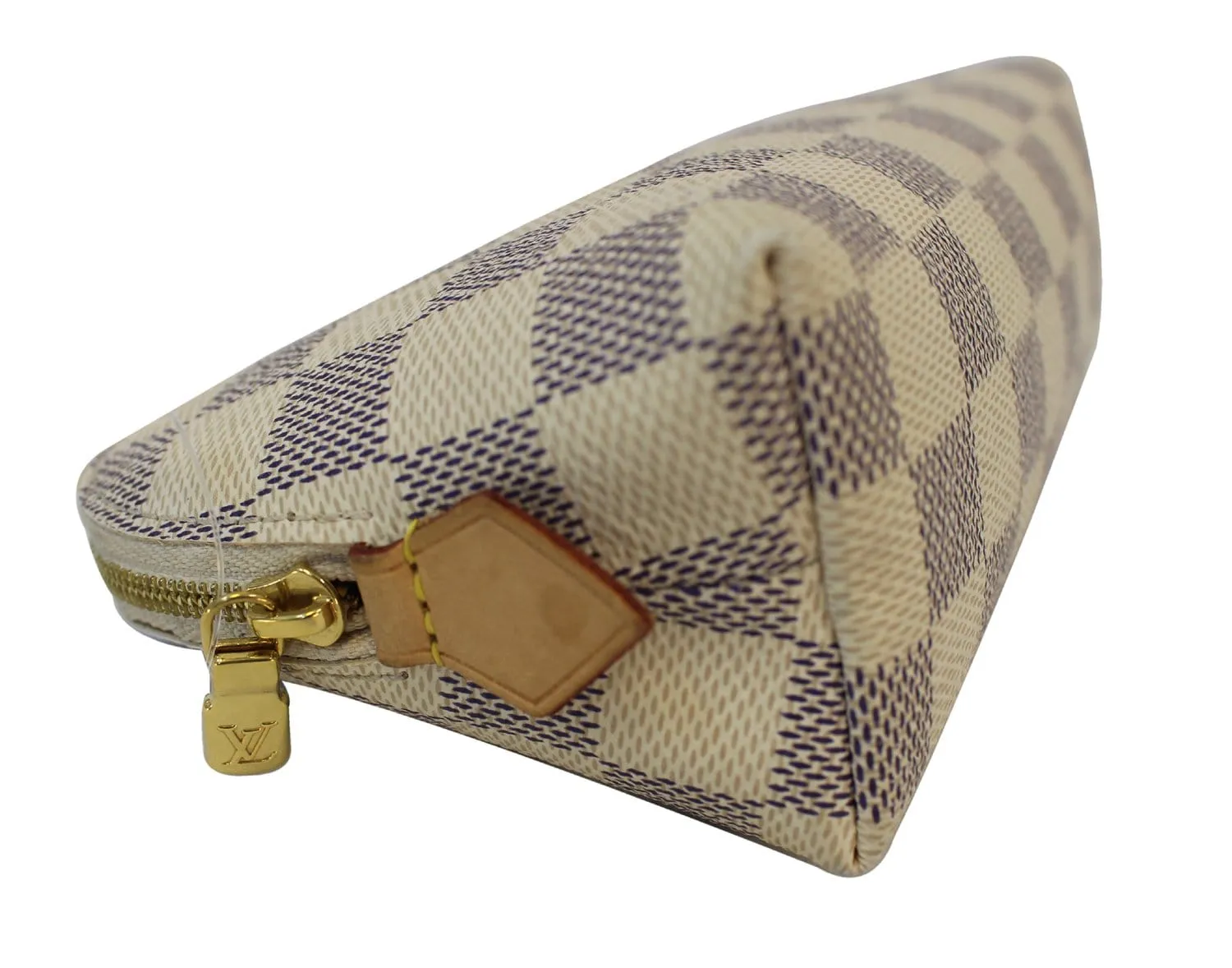 LOUIS VUITTON Damier Azur Canvas Cosmetic Pouch