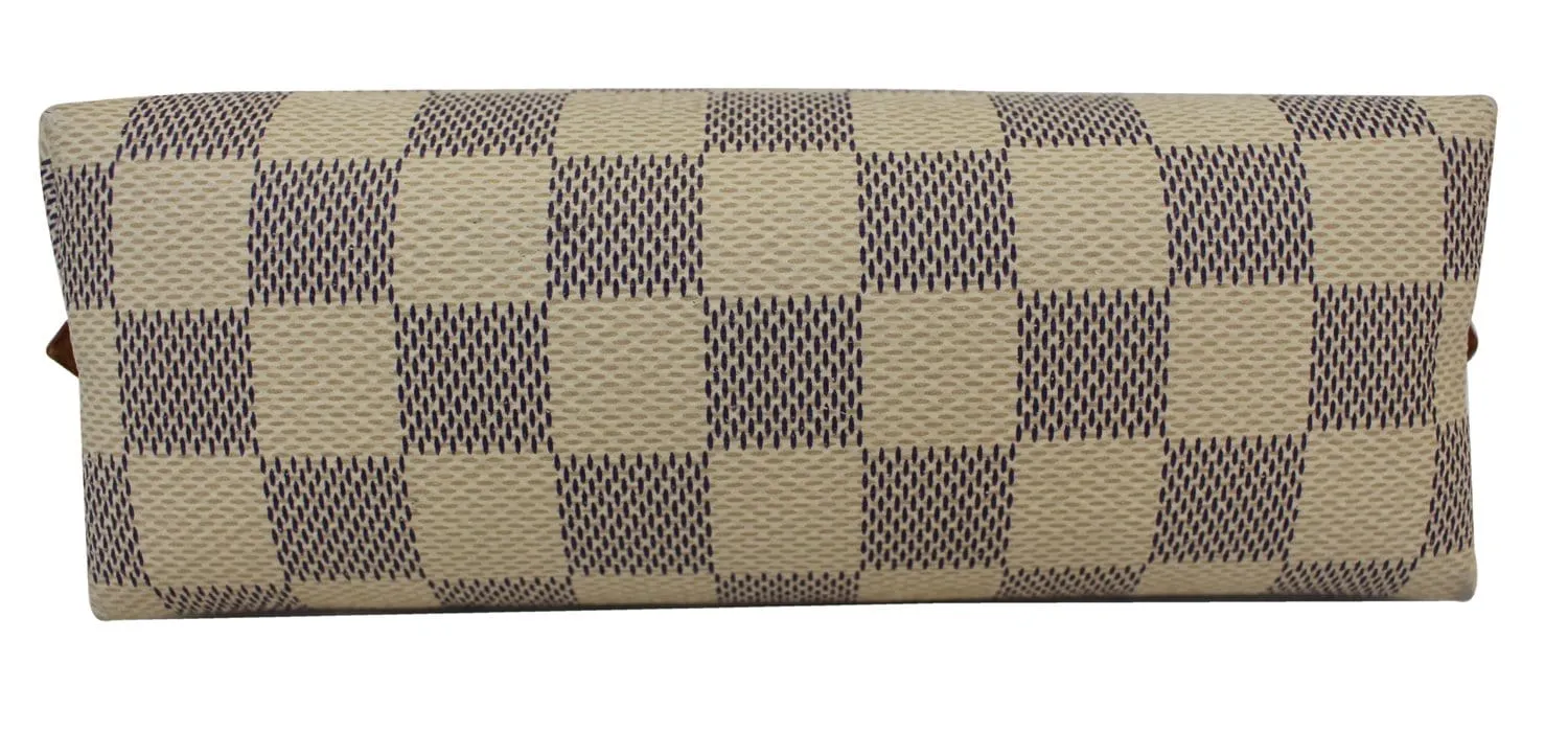 LOUIS VUITTON Damier Azur Canvas Cosmetic Pouch