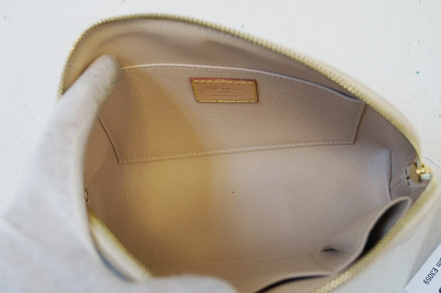 LOUIS VUITTON Damier Azur Pochette GM Cosmetic Pouch - Final Call