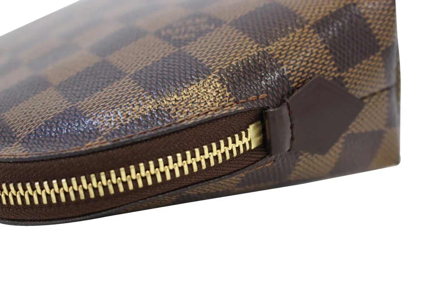 LOUIS VUITTON Damier Ebene Cosmetic GM Pouch Case