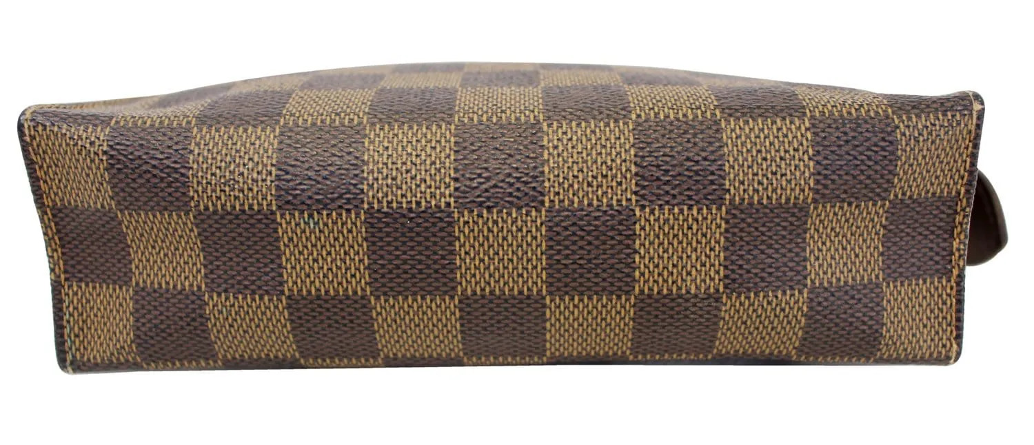 LOUIS VUITTON Damier Ebene Poche Toilette 19 Cosmetics Pouch