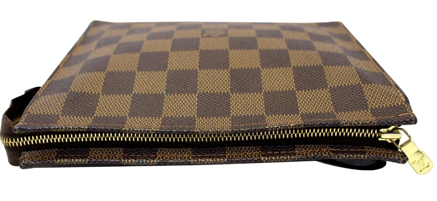LOUIS VUITTON Damier Ebene Poche Toilette 19 Cosmetics Pouch